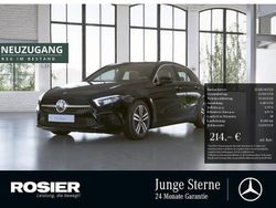 Schwarz / nachtschwarz Gebraucht 2022 Mercedes A200 Progressive Limousine | 25.845 € (Fairer Preis)