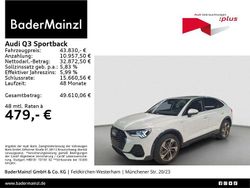 Gletscherweiß metallic Gebraucht 2025 Audi Q3 Sportback S-Line SUV | 43.830 € (Fairer Preis)