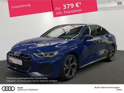 Blau Gebraucht 2024 Audi A3 S-Line Limousine | 31.390 € (Guter Preis)