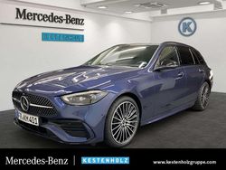 Blau Gebraucht 2025 Mercedes C220 AMG Limousine | 56.850 €