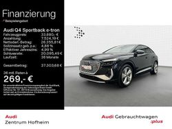 Mythosschwarz metallic Gebraucht 2022 Audi Q4 e-tron S-Line SUV | 33.880 € (Fairer Preis)