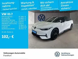 Gletscherweiß metallic/schwarz Gebraucht 2024 VW ID.7 GTX Limousine | 47.380 € (Superpreis)
