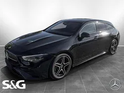 Metalliclack kosmosschwarz Gebraucht 2024 Mercedes CLA200 AMG Kombi | 38.877 € (Teuer)