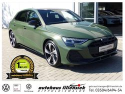 Distriktgrün metallic Gebraucht 2024 Audi A3 Sportback S-Line Kleinwagen | 40.950 € (Etwas zu teuer)