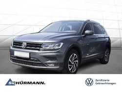 Indiumgrau metallic Gebraucht 2018 VW Tiguan Join SUV | 20.429 € (Superpreis)