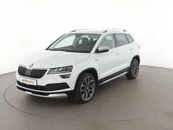 Weiß Gebraucht 2021 Skoda Karoq Scout 4x4 SUV | 23.920 € (Fairer Preis)