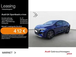Navarrablau metallic Gebraucht 2024 Audi Q4 e-tron SUV | 48.960 € (Etwas zu teuer)