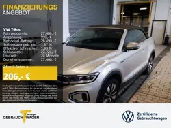 Silber Gebraucht 2023 VW T-Roc Cabriolet Style Cabrio | 27.480 € (Guter Preis)