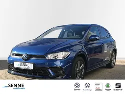 Reef blue (blau) Gebraucht 2023 VW Polo R-line Limousine | 19.450 € (Guter Preis)