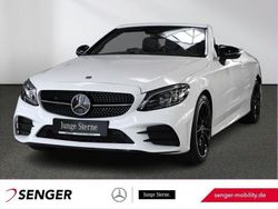 Weiß Gebraucht 2023 Mercedes C200 AMG line Cabrio | 44.940 € (Teuer)