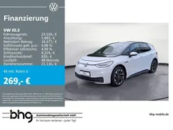 Gletscherweiß metallic/schwarz Gebraucht 2022 VW ID.3 Pro Kleinwagen | 23.530 € (Guter Preis)