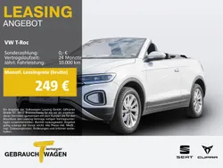 Weiß Gebraucht 2024 VW T-Roc Cabriolet Style Cabrio | 27.260 € (Superpreis)