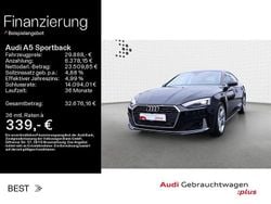 Brillantschwarz Gebraucht 2022 Audi A5 Sportback Advanced Plus Limousine | 29.888 € (Superpreis)