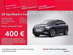 Violett Gebraucht 2025 Audi Q4 Sportback e-tron Sport SUV | 42.562 € (Superpreis)