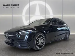 Obsidianschwarz Gebraucht 2022 Mercedes C300 AMG Kombi | 38.990 € (Teuer)