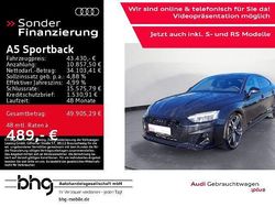 Schwarz Gebraucht 2023 Audi A5 Sportback S-Line Kleinwagen | 43.430 € (Teuer)