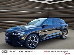 Mythosschwarz metallic Gebraucht 2021 Audi e-tron S-Line SUV | 39.780 € (Teuer)