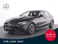 Metalliclack graphitgrau Gebraucht 2024 Mercedes C200 AMG Limousine | 40.445 € (Fairer Preis)