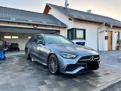 Grau Gebraucht 2022 Mercedes C220 AMG line Kombi | 39.000 € (Fairer Preis)