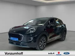 Agate black metallic Gebraucht 2021 Ford Puma Titanium SUV | 17.499 € (Superpreis)