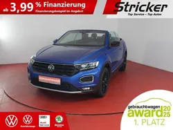 Blau Gebraucht 2021 VW T-Roc Cabriolet Style Cabrio | 22.950 € (Fairer Preis)
