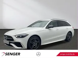 Weiß Gebraucht 2025 Mercedes C200 AMG line Kombi | 44.480 € (Fairer Preis)