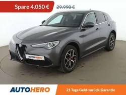 Grigio vesuvio Gebraucht 2018 Alfa Romeo Stelvio Super SUV | 25.940 € (Superpreis)