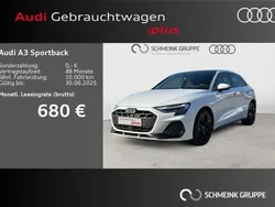 Arkonaweiß Gebraucht 2025 Audi A3 Sportback e-tron S-Line Limousine | 51.990 €