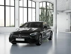 Unilack schwarz Gebraucht 2023 Mercedes C220 AMG Limousine | 43.390 € (Teuer)