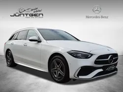 Polarweiß Gebraucht 2022 Mercedes C300e AMG line Kombi | 42.888 € (Teuer)