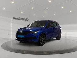 Raceblau metallic Gebraucht 2020 Skoda Karoq SportLine SUV | 22.885 € (Guter Preis)