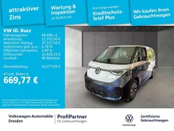 Candyweiß/ starlight blue met Gebraucht 2023 VW ID. Buzz Pro Van | 49.490 € (Fairer Preis)