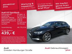 Brillantschwarz Gebraucht 2025 Audi A3 Sportback e-tron Advanced Plus Kleinwagen | 43.890 €