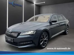 Quarzgrau metallic Gebraucht 2020 Skoda Superb SportLine Kombi | 24.480 € (Fairer Preis)