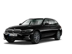 Schwarz Gebraucht 2021 BMW 320e Luxury Line Kombi | 27.860 € (Teuer)