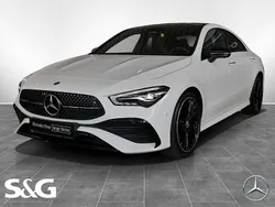 Unilack polarweiß Gebraucht 2024 Mercedes CLA200 AMG line Coupé | 38.900 € (Etwas zu teuer)