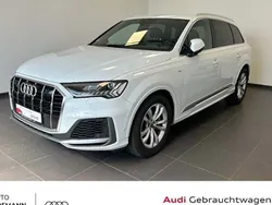 Gletscherweiß metallic Gebraucht 2021 Audi Q7 S-Line SUV | 55.980 € (Fairer Preis)