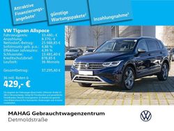Atlantic blue metallic Gebraucht 2022 VW Tiguan Allspace Elegance SUV | 33.480 € (Fairer Preis)