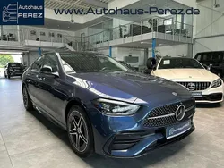 Blau Gebraucht 2023 Mercedes C300e AMG Limousine | 51.789 € (Teuer)