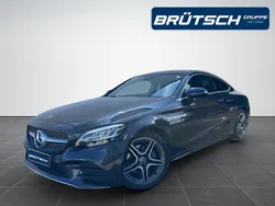 Grafitgrau metallic Gebraucht 2021 Mercedes C180 AMG line Coupé | 29.980 € (Superpreis)