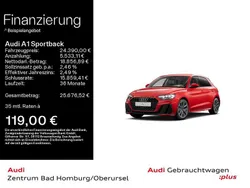 Rot Gebraucht 2024 Audi A1 Sportback S-Line Kleinwagen | 24.390 € (Fairer Preis)