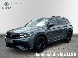 Grau Gebraucht 2022 VW Tiguan Allspace R-line SUV | 35.190 € (Fairer Preis)