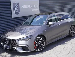 Designo magno metallic Gebraucht 2023 Mercedes CLA45 AMG Shooting Brake AMG Kombi | 54.990 € (Etwas zu teuer)
