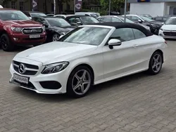 Weiss Gebraucht 2018 Mercedes C400 Sport Cabrio | 34.870 €