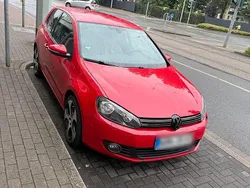 Rot Gebraucht 2010 VW Golf VI Team Limousine | 3.199 € (Guter Preis)