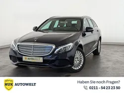 Blau Gebraucht 2016 Mercedes C400 Exclusive Limousine | 25.460 € (Fairer Preis)