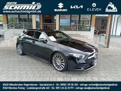 Schwarz Gebraucht 2019 Mercedes A220 AMG line Limousine | 22.490 € (Guter Preis)