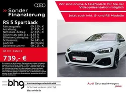 Gletscherweiß metallic Gebraucht 2023 Audi RS5 Sportback Ambiente Coupé | 69.820 € (Guter Preis)