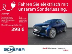 Blau Gebraucht 2024 Audi Q4 e-tron Advanced SUV | 44.100 € (Fairer Preis)