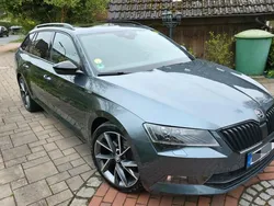Grau Gebraucht 2018 Skoda Superb SportLine Kombi | 24.800 € (Etwas zu teuer)